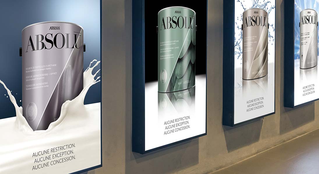 Posters Absolu Denalt - conception design graphisme laval campagne publicitaire energik